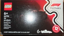 LEGO Minifigures Formula 1 F1 Race Cars 6-pack Set #66796  |BRAND NEW SEALED