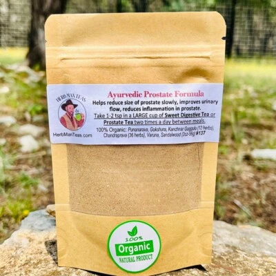 HERB MAN TEAS Prostate Formula Helps reduce size of the prostate, improves urinary flow