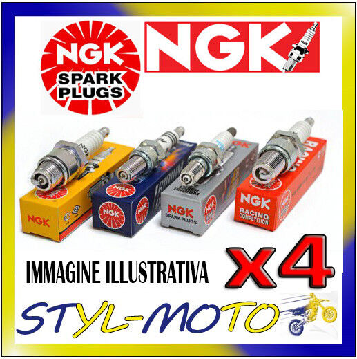Set 4 Spark Plugs NGK TR5B-13 Ford Ka ǟ 96 1.3 51kW A9A Duratec 8V Sfi