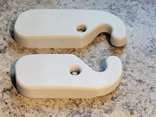 Whirlpool Refrigerator Door Hinge Cover Set - L+R Part # 2203407 2203408