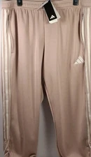 adidas HY7584 Mens' XL Tiro 23 League Pants, Wonder Taupe/White