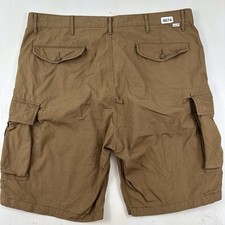 Levi's Ripstop Cargo Shorts Mens 40x10 Brown Khaki Military Skater White Tab