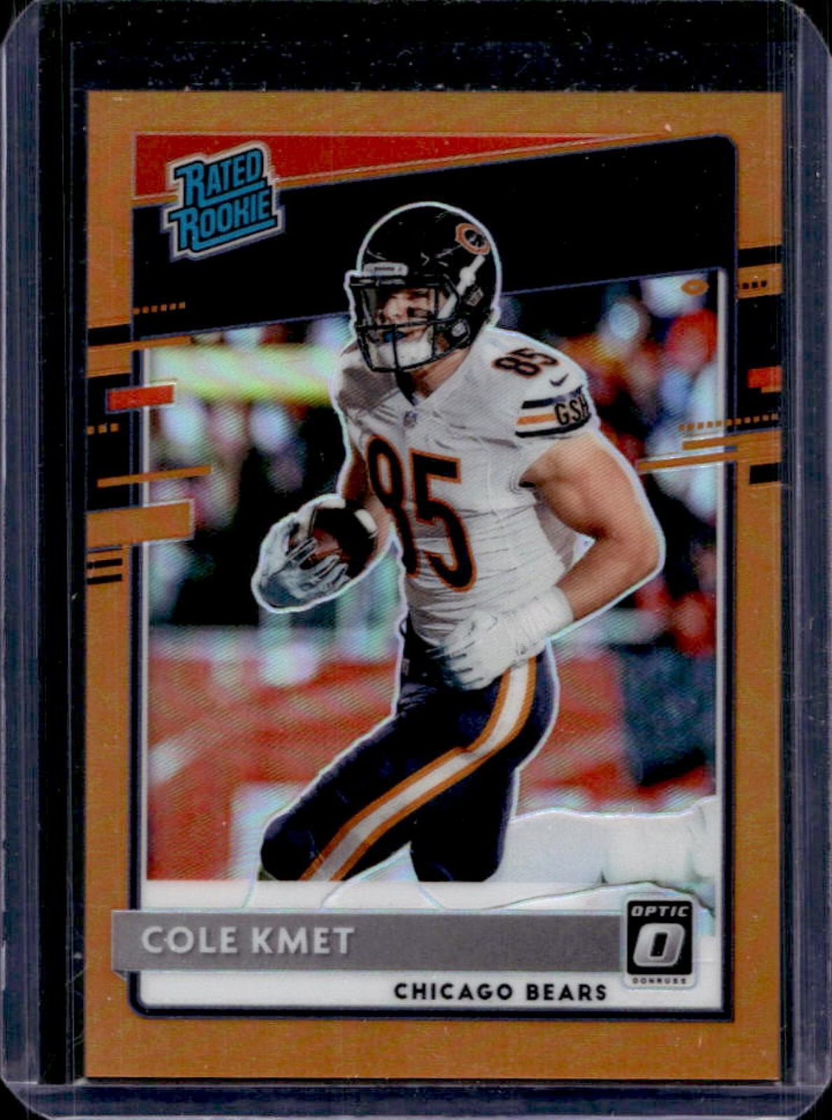 Cole Kmet Panini Donruss Optic #181 Orange