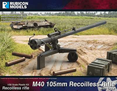 Rubicon Models M40 105mm Recoiless Rifle 1/56 28mm Vietnam