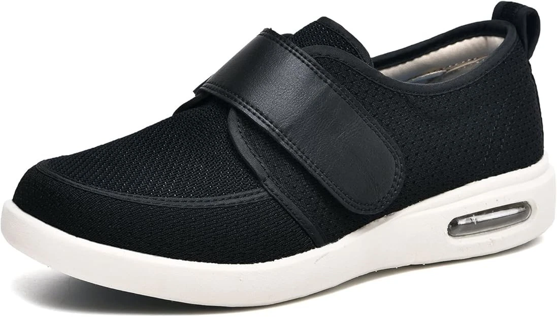 Men's Extra Wide Diabetic Walking Shoes Orthopedic Sneakers for Swollen Feet