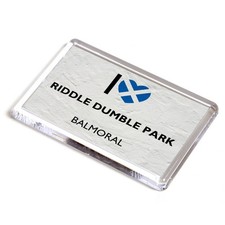 FRIDGE MAGNET - I Love Riddle Dumble Park, Balmoral, Scotland