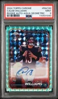 2024 TOPPS CHROME RC AUTO VARIATIONS #RACWI CALEB WILLIAMS ROOKIE 141/199 PSA 9