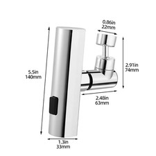 New Kitchen Waterfall Three-Mode Universal Swivel Extension Faucet Splash-Proof