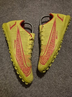 Nike Mercurial Vapor 14 Club TF Fußballschuhe Volt/Bright Crimson