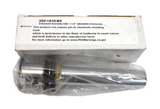 Bradley 269-1839-BS Strainer w/ Overflow 1-1/4" Brushed Stainless Steel