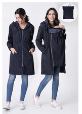 Cappotto Premaman Seraphine 3 in 1 Packaway Antipioggia Navy Trasporto Bambino Taglia 10