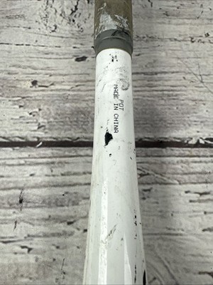 Batte de softball simple paroi DeMarini Bruiser 34 26 oz blanc alliage