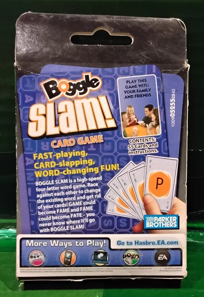 Boggle Slam! Card Game Hasbro Electronic Arts 8-Player Family 2009 - Image 4 of 4