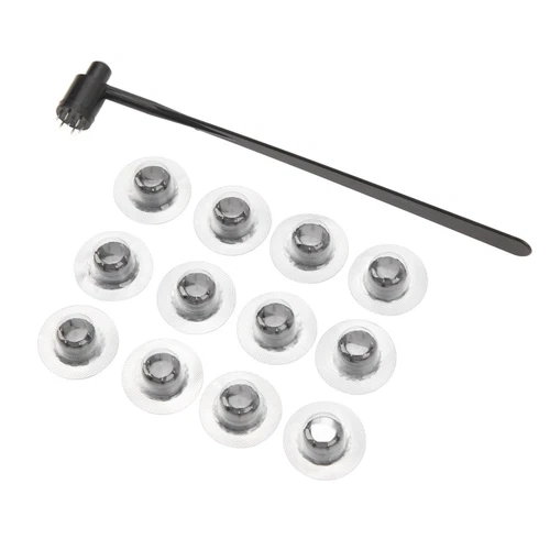 Seven Star Needle Hammer Stainless Steel Plum Blossom Dermal Hammer with 12 Head - Picture 14 of 22