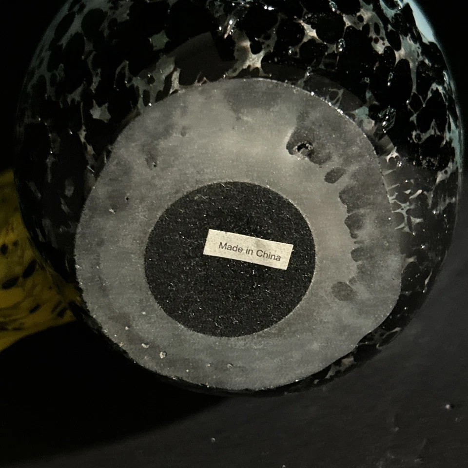 Estatuilla de gallo gallina pollo multicolor vidrio soplado a mano de Murano de colección 9 1/2" Foto 3 de 3