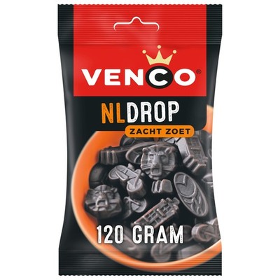 NL Drop Dutch Black Licorice Soft Sweet 120g 4.23 ounce