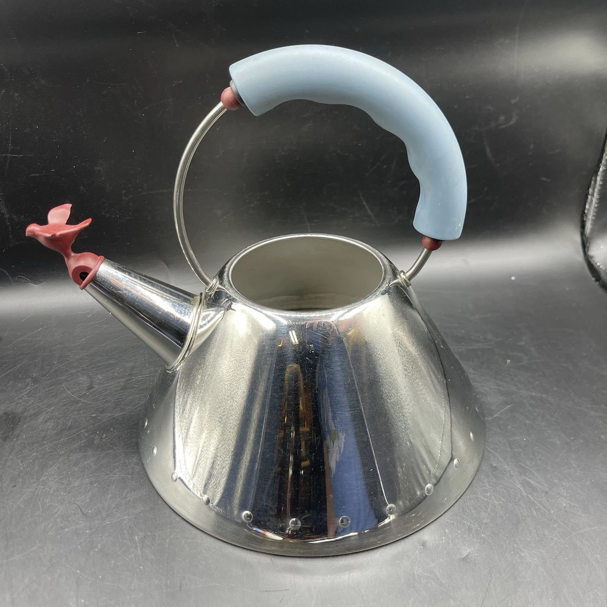 Alessi Stainless Steel Tea & Whistling Kettle Tea Kettles for sale