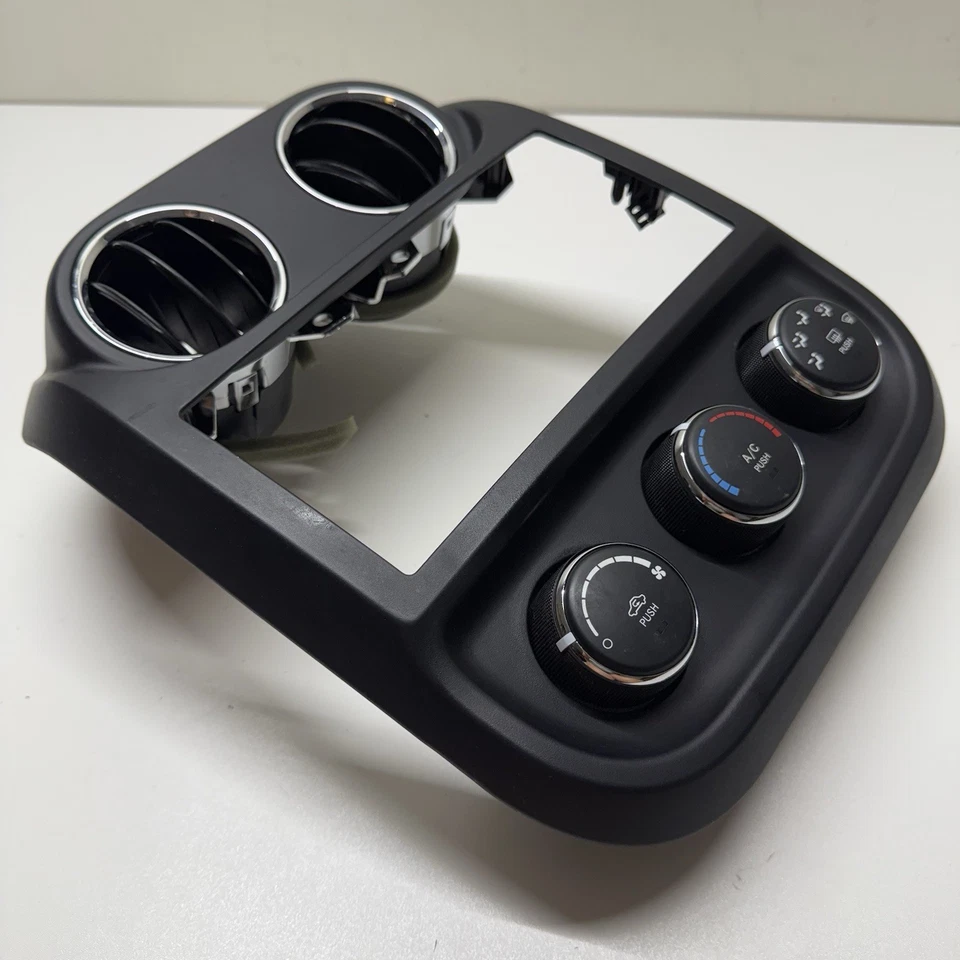 Jeep Compass 2011-2017 AC control de temperatura térmica panel moldura OEM P55111278AC Foto 4 de 4