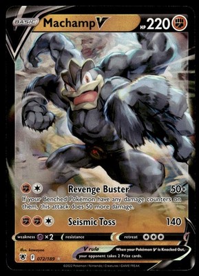 Machamp V 072 Holo | Pokemon Astral Radiance | englisch | NM