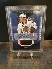 2019-2020 UD Trilogy Alex DeBrincat Patch Auto   04/25 See Photos Wear On Edges