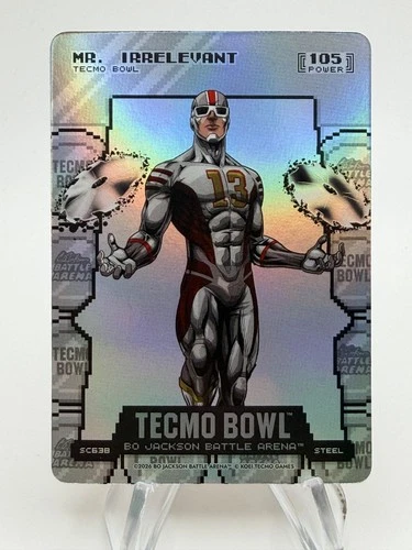 Bo Jackson Battle Arena Tecmo Bowl MR. IRRELEVANT PURDY Silver Coin Flip #SC638