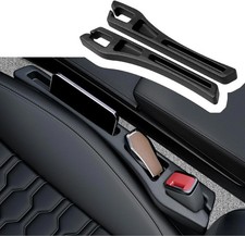 2PCS Car Seat Gap Filler Organizer with Storage Pocket No Drop Seat Guard