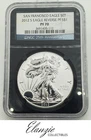2012-S American Silver Eagle San Francisco Eagle Set Reverse Proof NGC PF70