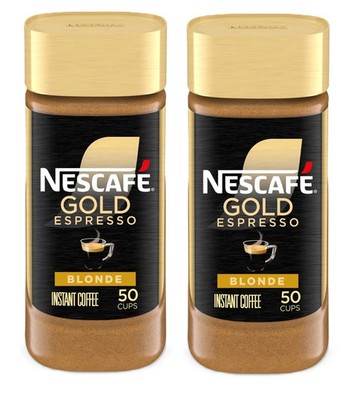 Nescafé Gold Espresso Blonde, Instant Coffee, 3.5 oz ( 2 Pack )  Free Shipping