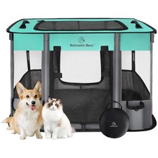 Foldable Pet Playpen for Indoor/Outdoor Use