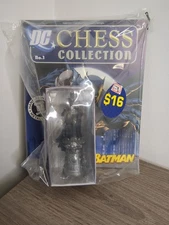 Eaglemoss DC Chess Collection Figurine with Magazine # 1 Batman - WHITE KING