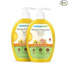 Mamaearth Vitamin C Sunscreen Body Lotion For All Skin Types Body Lotion Spf 30