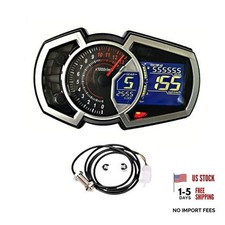 Bicycle Speedometer Odometer Cycle Bike Computer with LCD Display, Digital