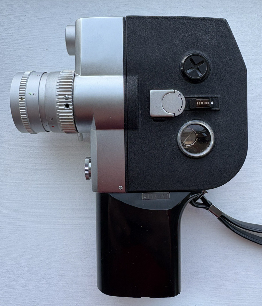 Vintage Fujica Single-8 P300 Reflex Movie Camera Single 8 Black