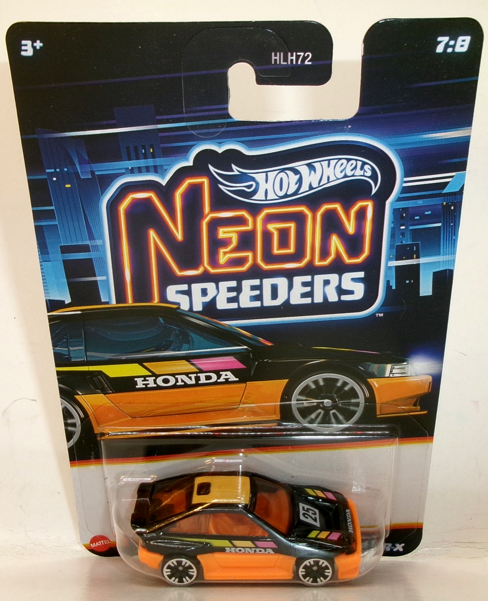 2026 HOT WHEELS 1:64 HW NEON SPEEDERS SERIES 7:8 BLACK '85 HONDA
