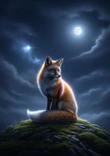 Digital Wallpaper  AI Art  Glowing [Subject]  Printable Background  High-Res JPG