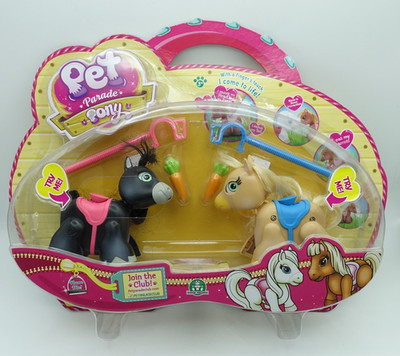 Pet Parade Pony Interactive 2 Pony Playset NEW Sealed Giochi Preziosi Horses