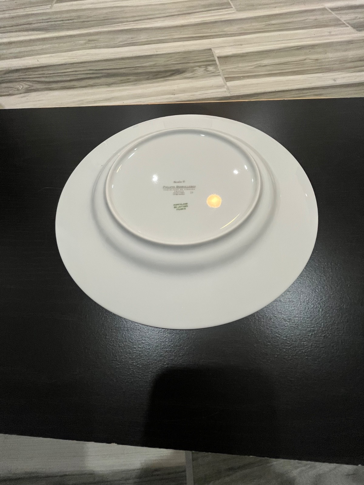 Philippe Deshoulieres Scala Blue Dinner Plate  10.5 inches