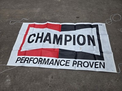 Champion Spark Plugs Performance Proven Banner 4'x8' 99637 48''x89'' Used