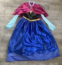 Disney Frozen Anna Dress Cape Disney Deluxe Costume Sz Medium 7/8
