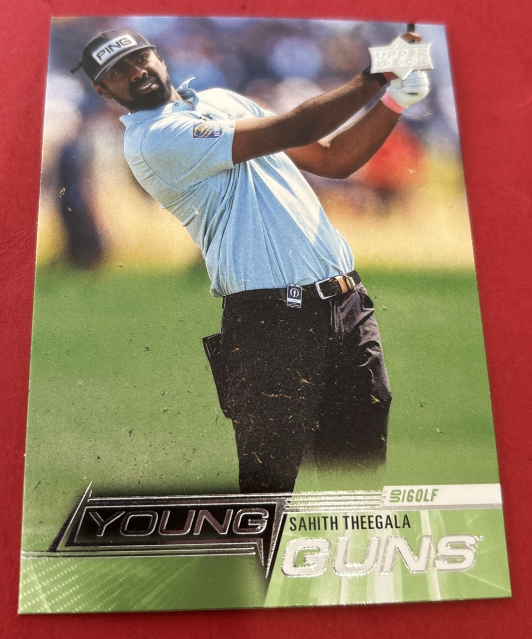2024 Upper Deck GOLF Sahith Theegala YOUNG GUNS #119