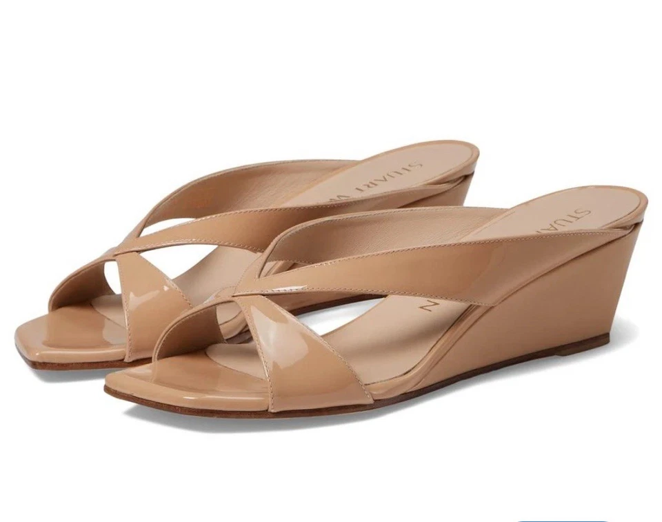 Stuart Weitzman NWOB Miami 50 Wedge Slide Size 7.5B - Image 2 of 4