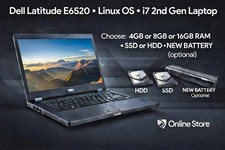 Dell Latitude E6520 | Intel Core i7-2nd GEN | OS - Linux | Optical Drive
