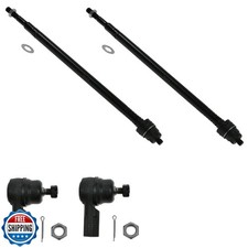 TRQ Front Tie Rod Set Compatible with 2001-2005 Honda Civic