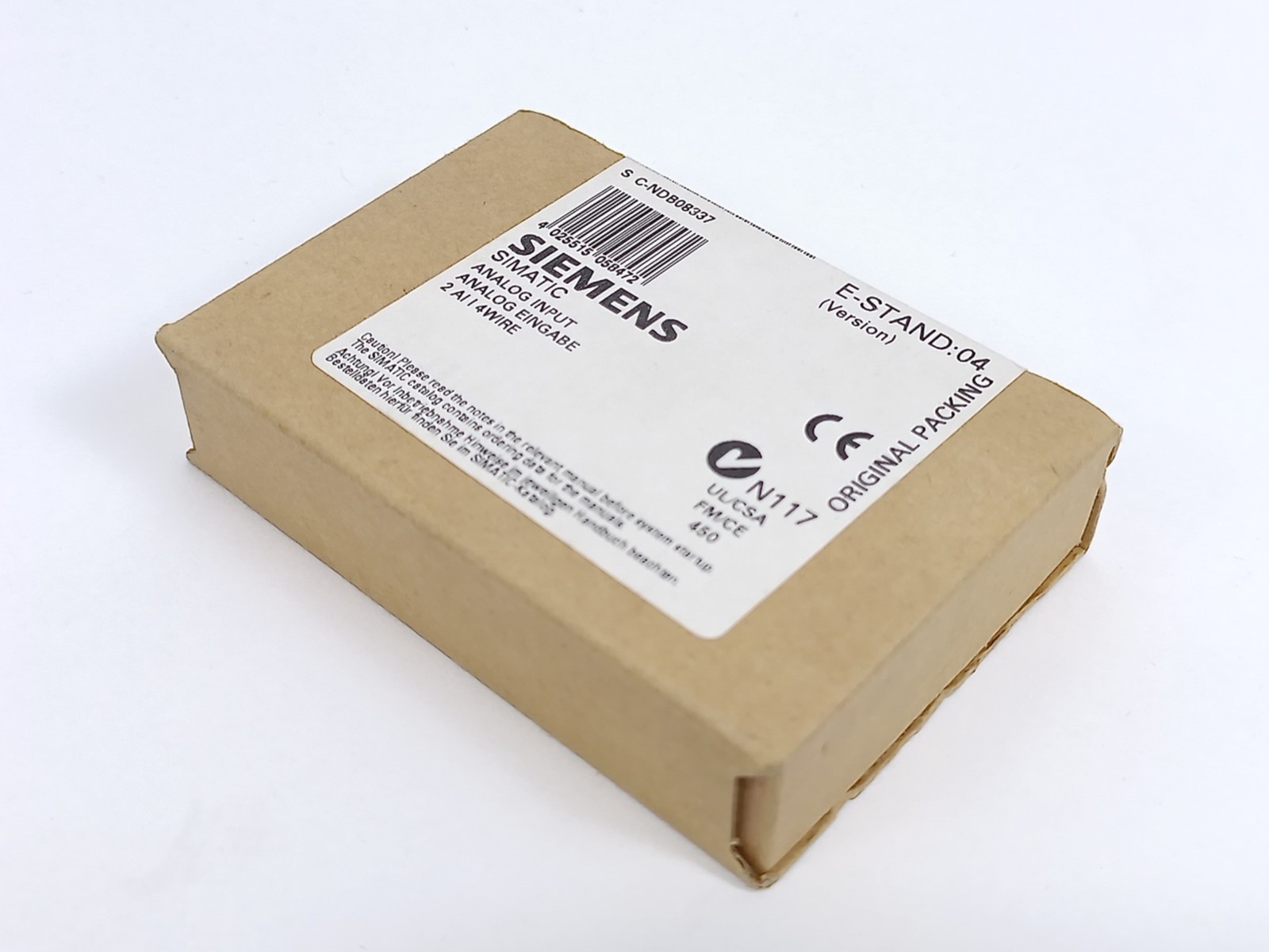 Siemens 6ES7134-4GB10-0AB0 Analog Input Module