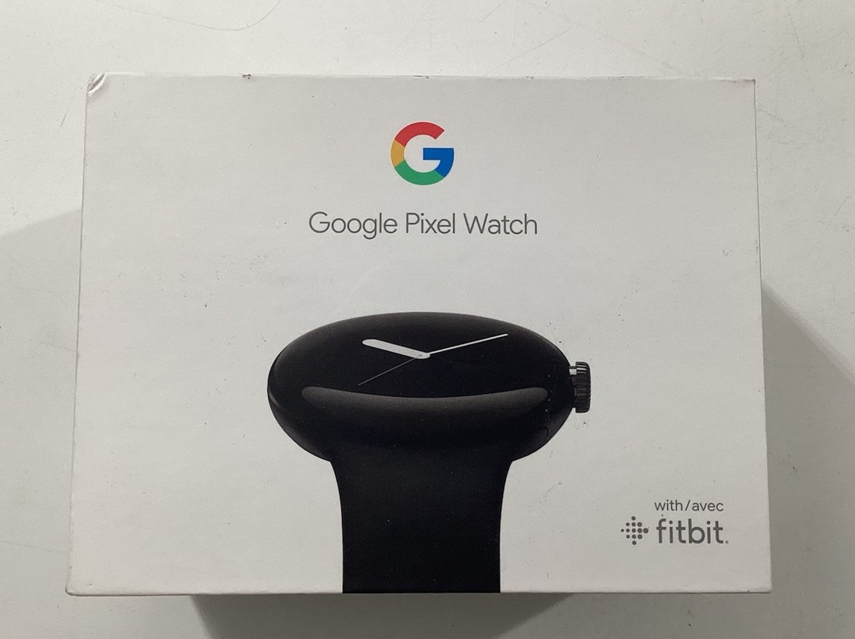 Google Pixel Watch 41mm Matte Black Stainless Steel Case