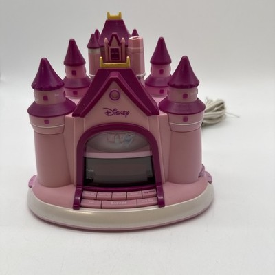 Disney - ヴィンテージ超レアDisney PRINCESS/BIG Castle音、光付き VNTG Disney Princess Castle Storytelling Alarm Clock/Radio Pink