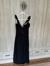 Zara Metallic Thread Camisole Dress Size Medium