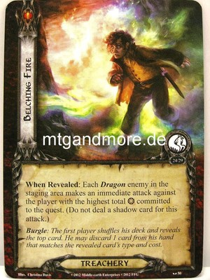 Lord of the Rings LCG  - 2x Belching Fire  #050 - On the Doorstep