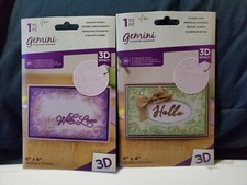 Crafters Companion 3D Embossing Folder SET OF 2