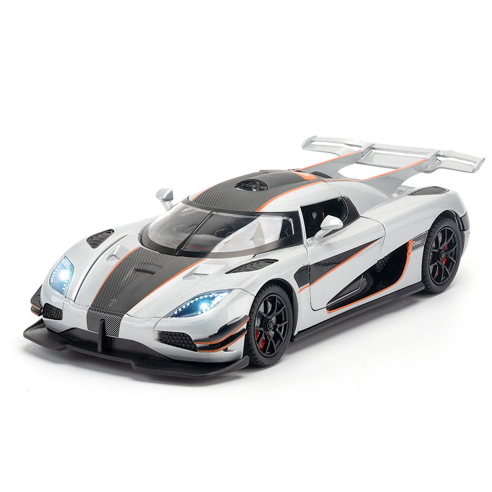 1:24 Diecast Vehicle for Koenigsegg One Super Car Model Car Toy
